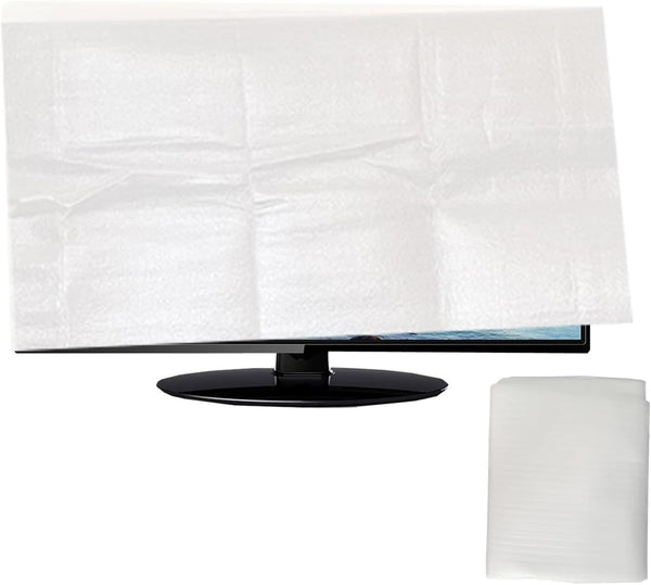 Foam Flat Screen TV Cover Fits Up to 36"H x 65"W for Protection During Storage, Moving, or Home Renovation.
