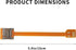 PinQiongZhe 5.9 15 cm Micro SIM to Micro SIM Adapter Kit, Male-to-Female Extension Cable, Flexible Flat FPC Extension
