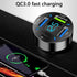 RDRKR 66W USB C Car Charger, 4-Port Cigarette Lighter Adapter, QC 3.0, PD, 2.4 A for Android/iPhone/Tablets