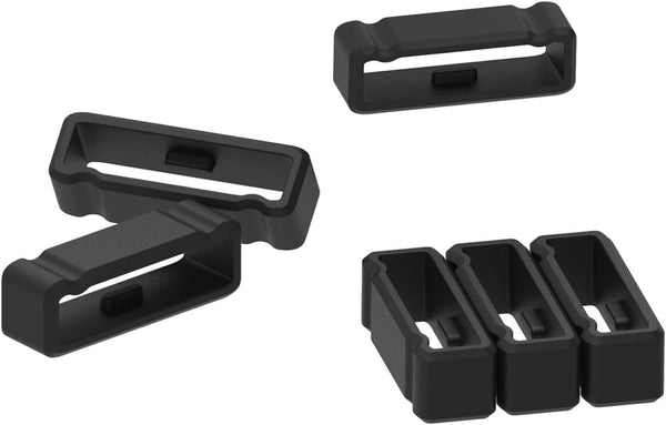 6Pack Replacement Fastener Ring for Garmin Fenix 3, 5, 6, 7 Series & Tactix Bravo Silicone Band Keeper