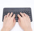 Russian English Keyboard, 7 Inch Rechargeable Ultra Thin Wireless Bluetooth Keyboard for Smart Phone Tablet