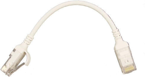 Leviton 5e Ultra High Flex Ethernet Patch Cable, 6-Inch, 5HHOM-6IW, White