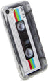 Retro Tape Cassette 80s Type Soft Back Cover Phone Case Compatible with iPhone 7 iPhone 8 iPhone SE 2020/2022