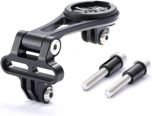 Out Front Mount Compatible with Garmin Edge, Wahoo Elemnt, Bryton, Stages, Adjustable Combo Mount