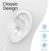 USB C Wired Headphones 4 Pack, Type C Earbuds HiFi Stereo with Microphone, Remote Control for Samsung Galaxy & More