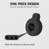 Geiomoo Silicone Case for Tile Sticker 2022, Protective Cover with Carabiner (Black)
