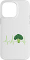 Hiking Lover Design Broccoli Heartbeat Broccoli Lover Gift Case for iPhone 14 Pro Max