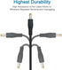 Marg CTR500 USB Charge Plug Jack Barrel Connector Cable Charger for Home or Travel via Power Ports/car/Wall/Battery