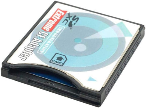 Abuycs SD/SDHC/MMC/Eye-Fi 50D, 5D 5D 7D D200, D300, D900 Extreme Speed Card to Compact Flash CF Type II Adapter