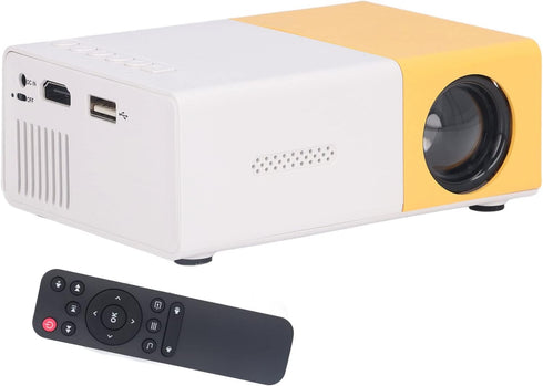 Mini Portable Projector, Digital Movie Projector, 24-60in Large Screen, 1920x1080 Resolution, Smart Video Projector for