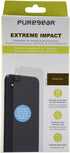 PureGear Extreme Impact Back Cellphone Protector + Back Camera Lens Protector for Apple iPhone Xs/X