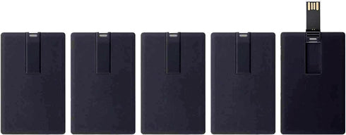 KINMIN Credit Card USB Flash Drive 16GB 5 Pack Business Card Bank Card