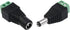 5.5mm x 2.1mm DC Barrel Jack Connector DC 12V Adapter DC Female Socket Male Plug DIY DC Terminal Connector for CCTV Camera, LED Strip Light or other DC 5V-24V Devices (5 Female + 5 Male)