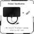 ZBJBinCH 4K 200 Indoor TV Aerial Antenna, TV Antenna, Booster with Strong Signal, HD Digital Antenna with Miles Long
