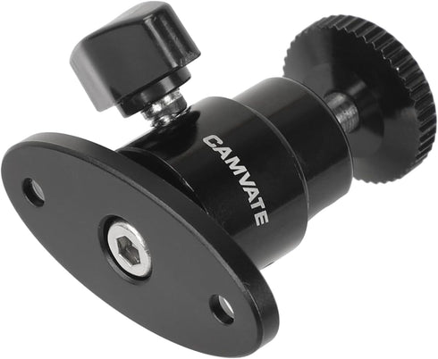 CAMVATE Mini Ball Head 1/4"-20 with Ceiling Mount for CCTV & Video Wall Monitors - 1991
