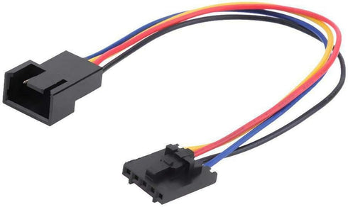 Wixine 5Pcs 5Pin to 4Pin Fan Connector Adapter, Converter Extension Cable Wire