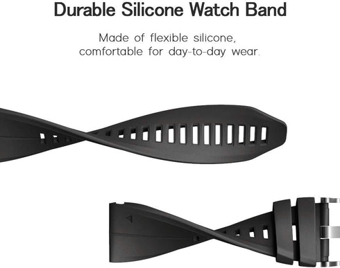 ANCOOL Quickfit 26mm Watch Band for Garmin Fenix 5X/7X/6X, Compatible with Fenix 6X Pro/5X Plus/7X Pro/8 (Black)