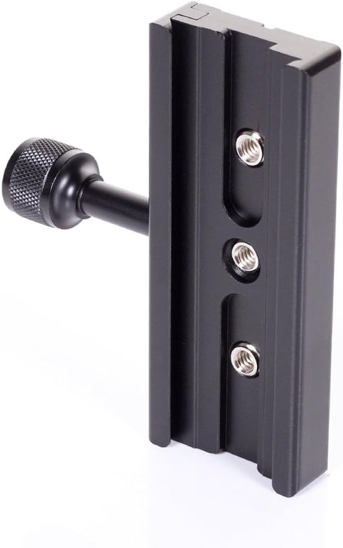 Hersmay 120mm 3/8" 1/4" Arca-Swiss Quick Release Plate with QR Clamp Adapter with Screw Hole Compatible for Camera