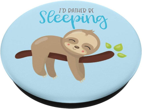 Sloth Lover Sleepy Sleeping I Love Cute Sloths PopSockets Swappable PopGrip