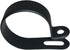 1.25" Electriduct Heavy Duty Nylon Cable Clamps Mounting Wire Clips - 10pcs, Black