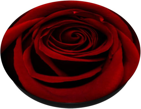 Red Rose Floral Flower PopSockets Standard PopGrip