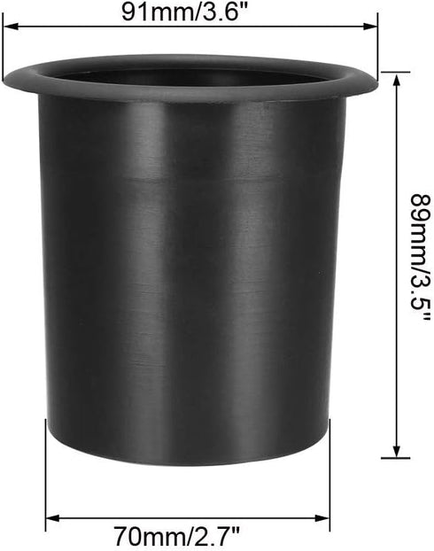 uxcell 75mm x 89mm Speaker Port Tube - Subwoofer Bass Reflex Tube for Bass Woofer Box Vent