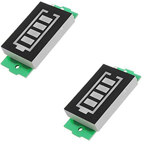 3S 12.6V Lithium Battery Capacity Indicator Module, LCD Display Electric Vehicle Battery Power Tester, Li-ion 2Pcs