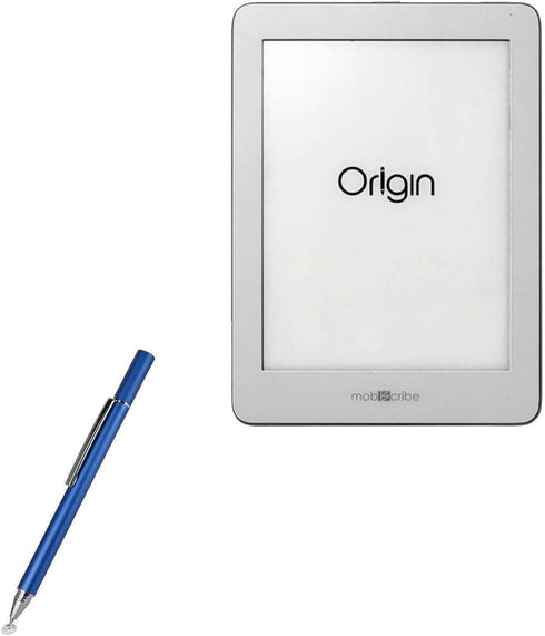 BoxWave Stylus Pen for Mobiscribe Origin E-Ink Notebook (6.8 in), FineTouch Capacitive Stylus, Lunar Blue