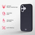tech21 17 EvoLite Case for iPhone Black | Slim Protective Case | Impact Protection | Wireless Charging Compatible