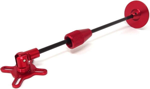 Honbay CNC Aluminum GPS Folding Antenna Base Mount Holder Bracket for DJI Quadcopter (Red)