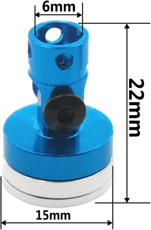 BONRI 4PCS SCX10 4WD 1/10 ShareGoo RC Magnetic Body Post,Alloy Magnetic Stealth Invisible Body Shell Mount Column