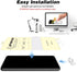 TOCOL 2 Pack TPU Screen Protector and 2 Pack Camera Lens Protector for Samsung Galaxy S10 Plus, Easy Installation