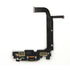 USB Dock Charging Port Flex Cable PCB Board Replacement for Apple iPhone 13 Pro Max (Black)