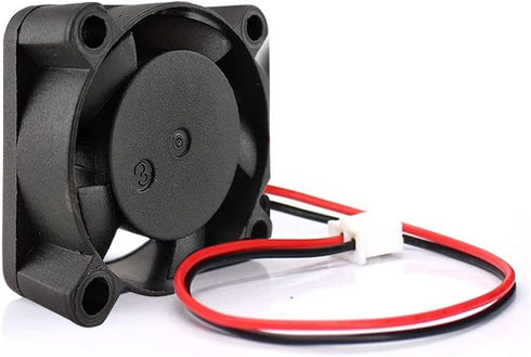 Zittop 25mm X 25 X 10 Brushless Cooling Fan, 2 Pieces, Small Micro Flow CFM, 12v C11