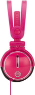 Kidz Gear Fold-Flat Travel Headphones, Pink