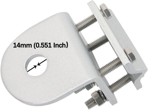 Arridioter SO239 PL-259 3/8-24 CB Radio Antenna Mounting Bracket CB Mounting Bracket Heavy Duty Stud Mount Adaptor