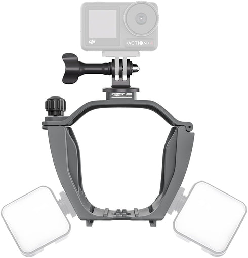 CAPART Camera Mount Expansion Bracket for DJI Air 3 Drone, Compatible with DJI OSMO Action and GoPro Action Cameras