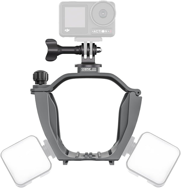 CAPART Camera Mount Expansion Bracket for DJI Air 3 Drone, Compatible with DJI OSMO Action and GoPro Action Cameras