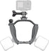 CAPART Camera Mount Expansion Bracket for DJI Air 3 Drone, Compatible with DJI OSMO Action and GoPro Action Cameras