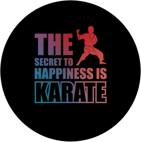 The Secret to Happiness is Karate, PopSockets Swappable PopGrip