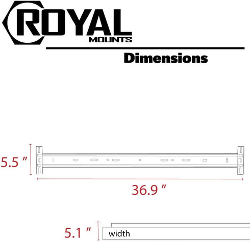 Universal Telescoping L/R Speaker Bracket for TVs