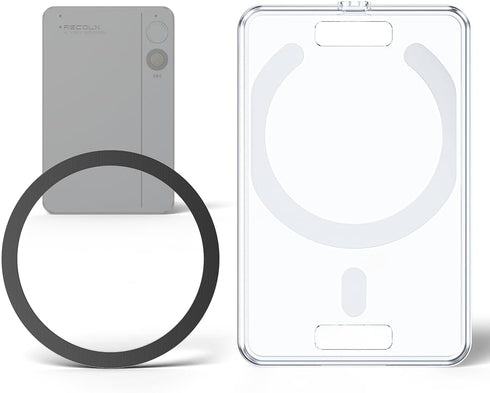 RECOLX AI Voice Recorder Replacement Protective Case with Magnetic Ring for Meetings &