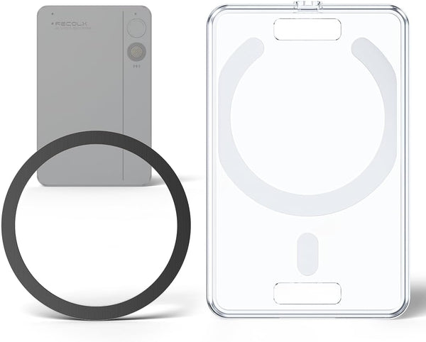 RECOLX AI Voice Recorder Replacement Protective Case with Magnetic Ring for Meetings &