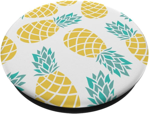 Cool Pineapple Pattern Print Fruit PopSockets Standard PopGrip