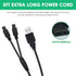Replacement Charger Cable for SportDOG SD-425 SD-425S SD-425CAMO SD-825 Remote Trainer Power Cord Adapter