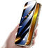 HENGHUI Anti-Peep Lockable Case for iPhone 14 Pro Max, Gold, Magnetic Glass, Camera Lens & Privacy Screen Protector,
