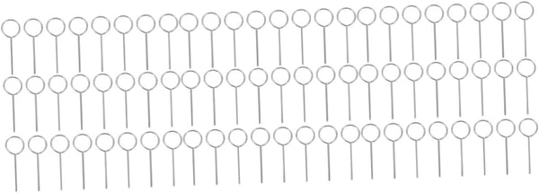 OSALADI 300 Pcs Mobile Phone Card Remover Stainless Steel Tray Phone Tool