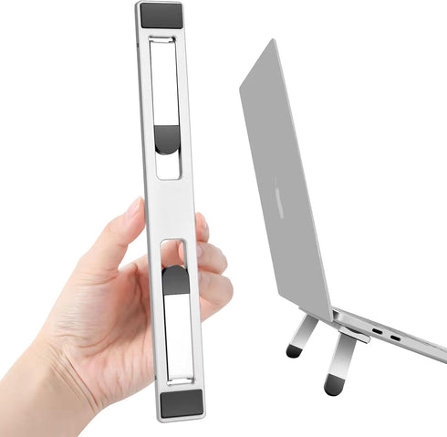 vovotou Riser for Desk,Pop up Laptop Stand,Adjustable Height Self-Adhesive Portable Laptop Stand with