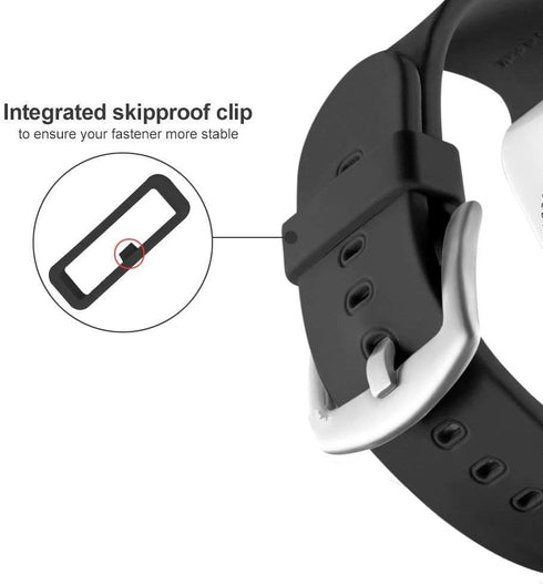 Fastener Rings for Garmin vivosport/Approach X10,X40/Forerunner 255S,265S,45S/Venu 2S,3S/Vivoactive 4S Bands, Black