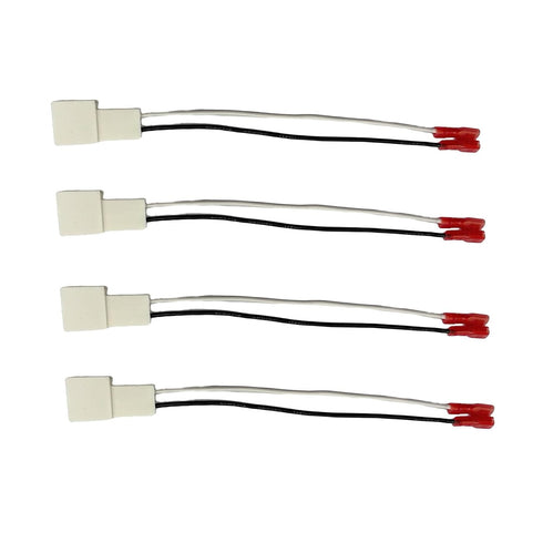 Bstenky 4PCS Car Front and Rear Door Stereo Radio Speaker Wiring Harness Adapter
